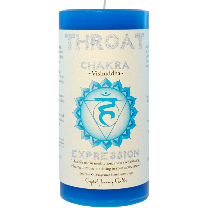 Pillar Chakra Candle-Throat