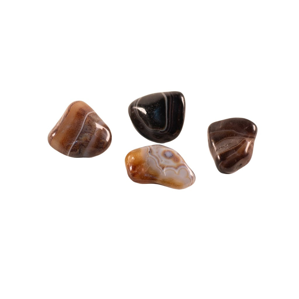 Brown deals banded agate