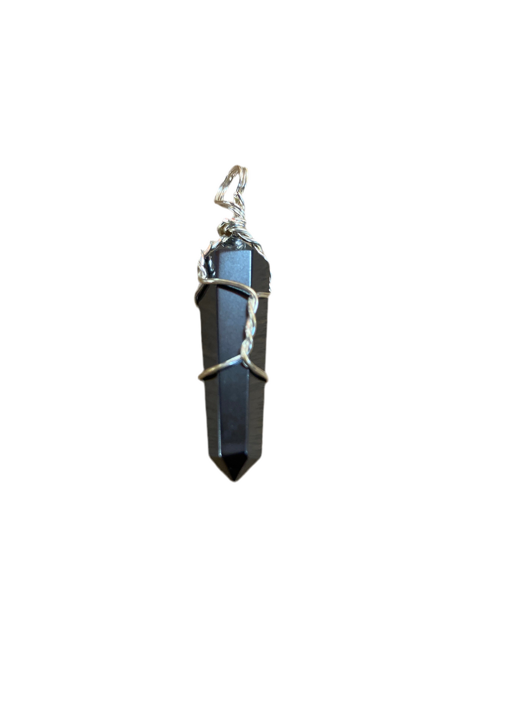 Hematite Wire Wrapped Pendant