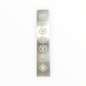 Selenite Engraved Ruler