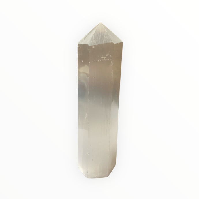 Selenite Polished Point