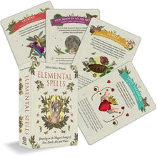 Elemental Spells: Drawing on the Magical Energy of Fire, Earth, Air, and Water (44 Full-Color Cards and 56-Page Guidebook)