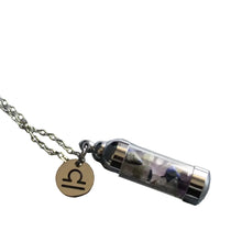 Libra Crystal Jar Necklace