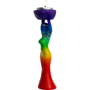 Chakra Goddess T-Light Candle Holder