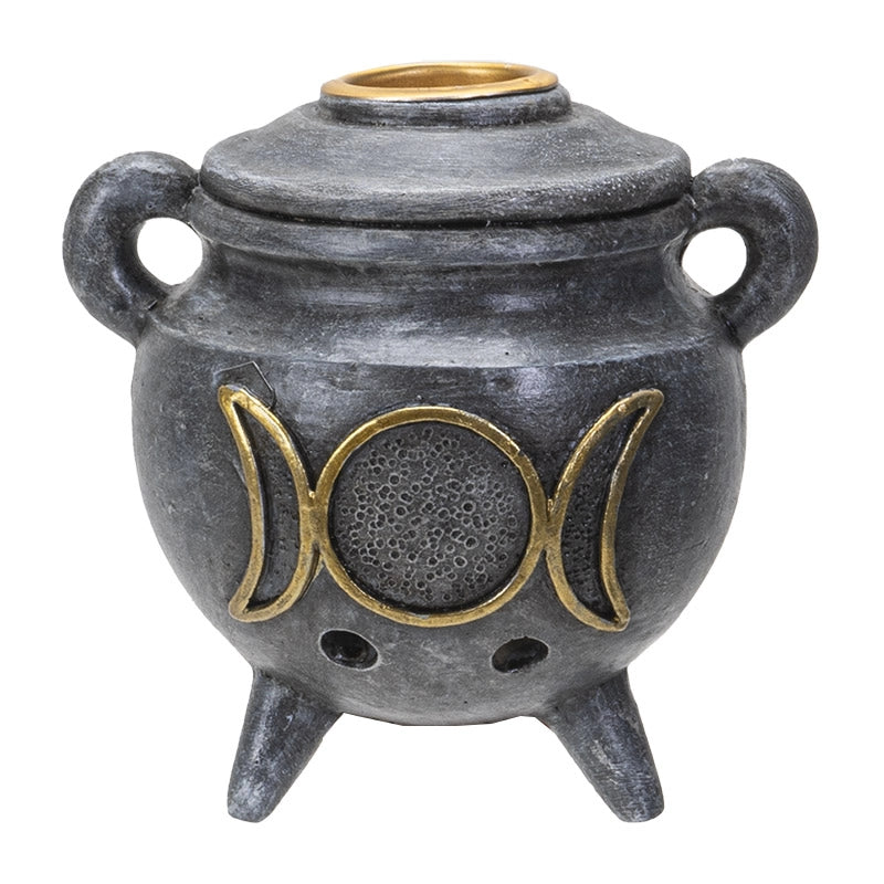 Triple Moon Cauldron Backflow Burner