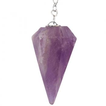 Amethyst Pendulum with Charm