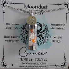 Cancer Crystal Jar Necklace