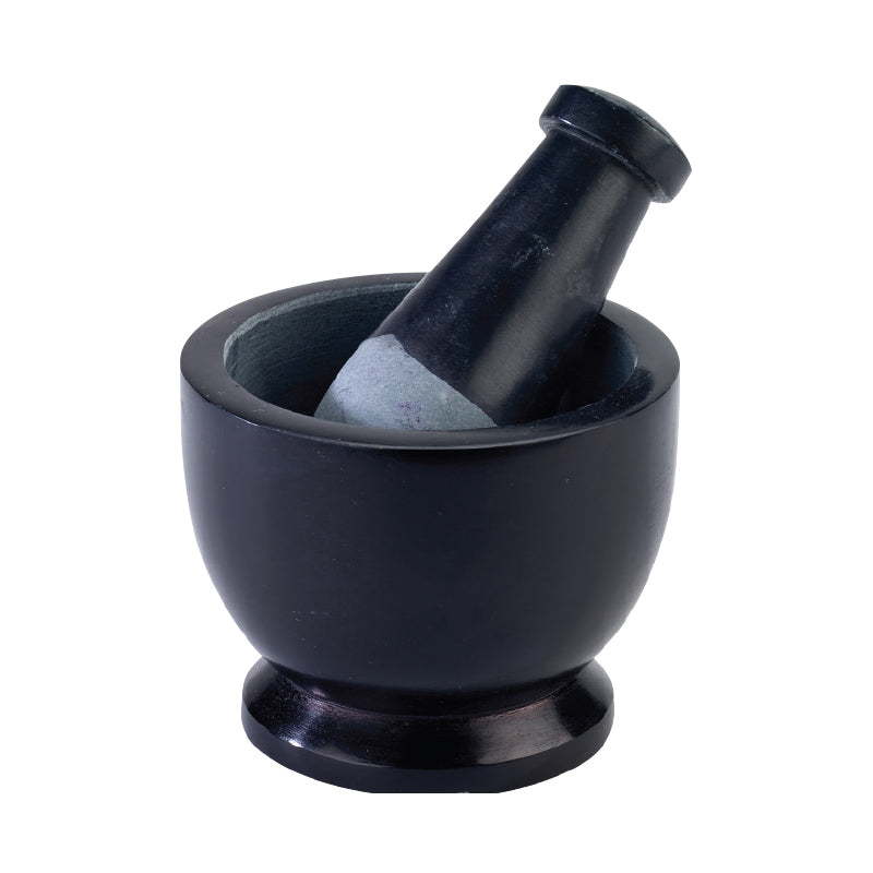 Black Marble Mortar & Pestle