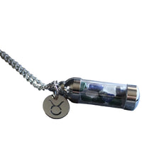 Taurus Crystal Jar Necklace