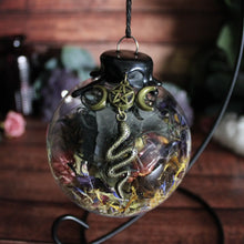 Witch Ball with Stand