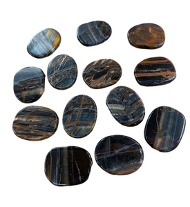Blue Tiger Eye Medallion (Hawk's Eye)