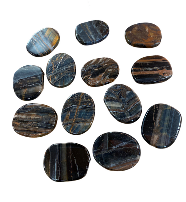 Blue Tiger Eye Medallion (Hawk's Eye)
