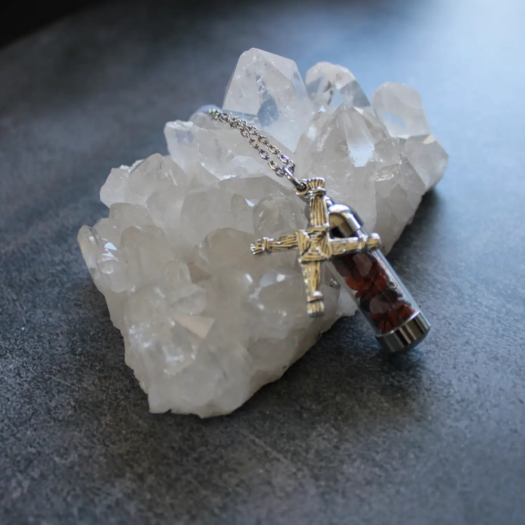 Brigid Spell Jar Amulet Necklace