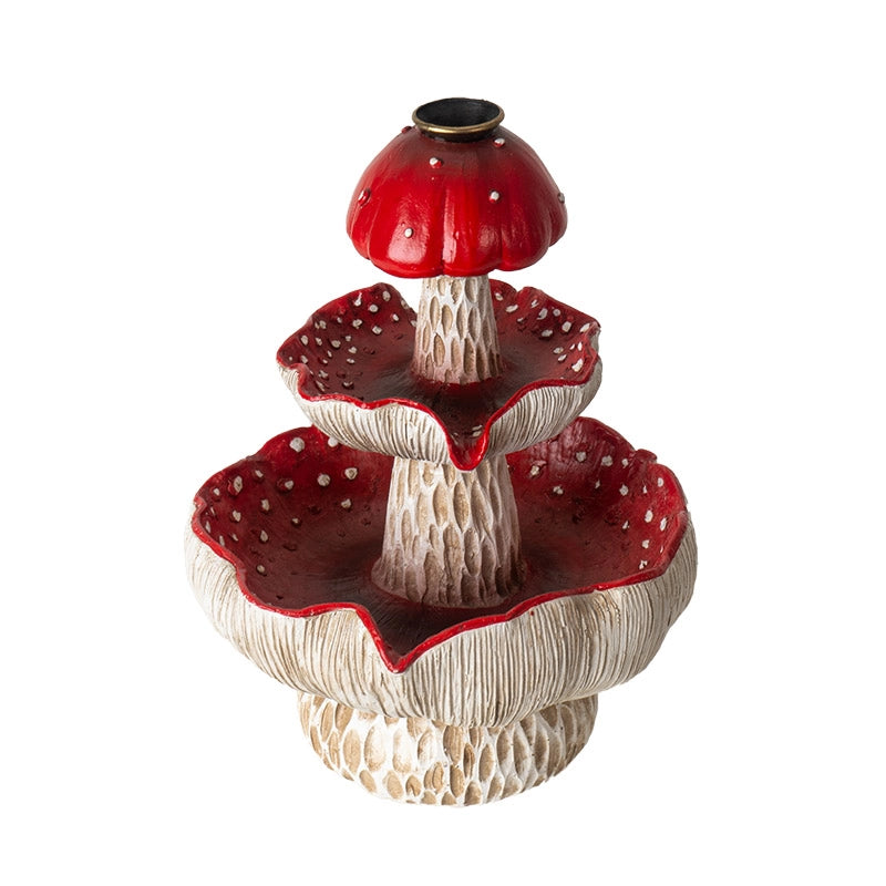 Toadstool Mushroom Backflow Incense Burner