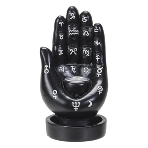 Palmistry Hand Back Flow Incense Burner