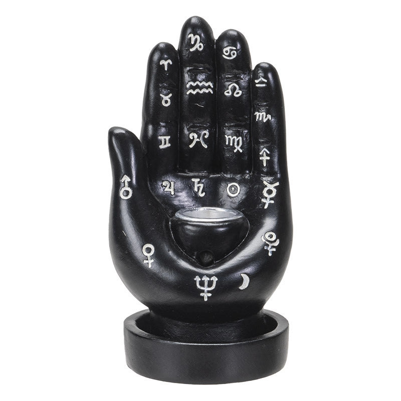 Palmistry Hand Back Flow Incense Burner