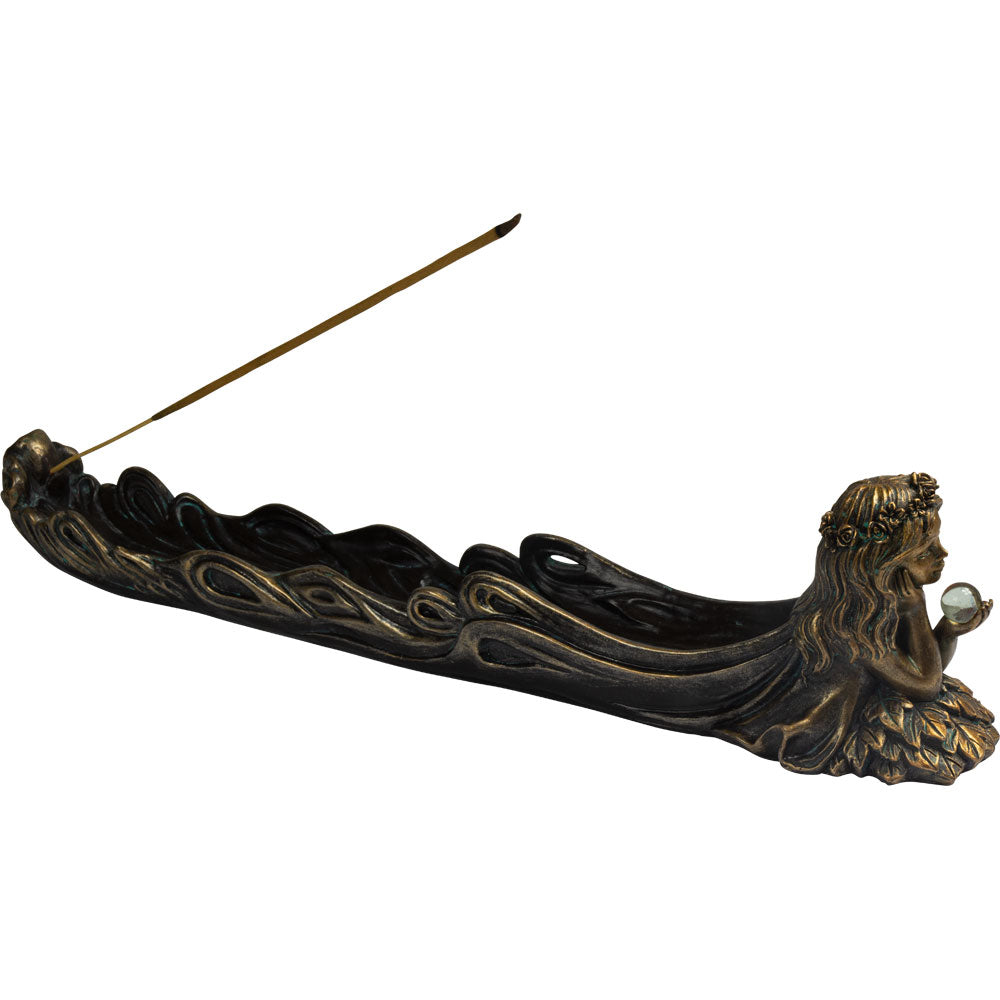 Fairy Holding Sphere Incense Burner