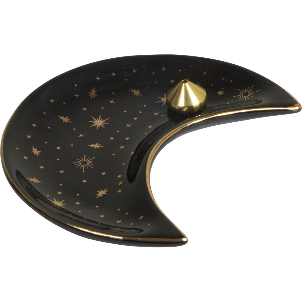 Ceramic Moon Incense Burner