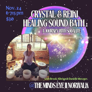 Crystal & Reiki Healing Sound Bath: A Journey with Sodalite