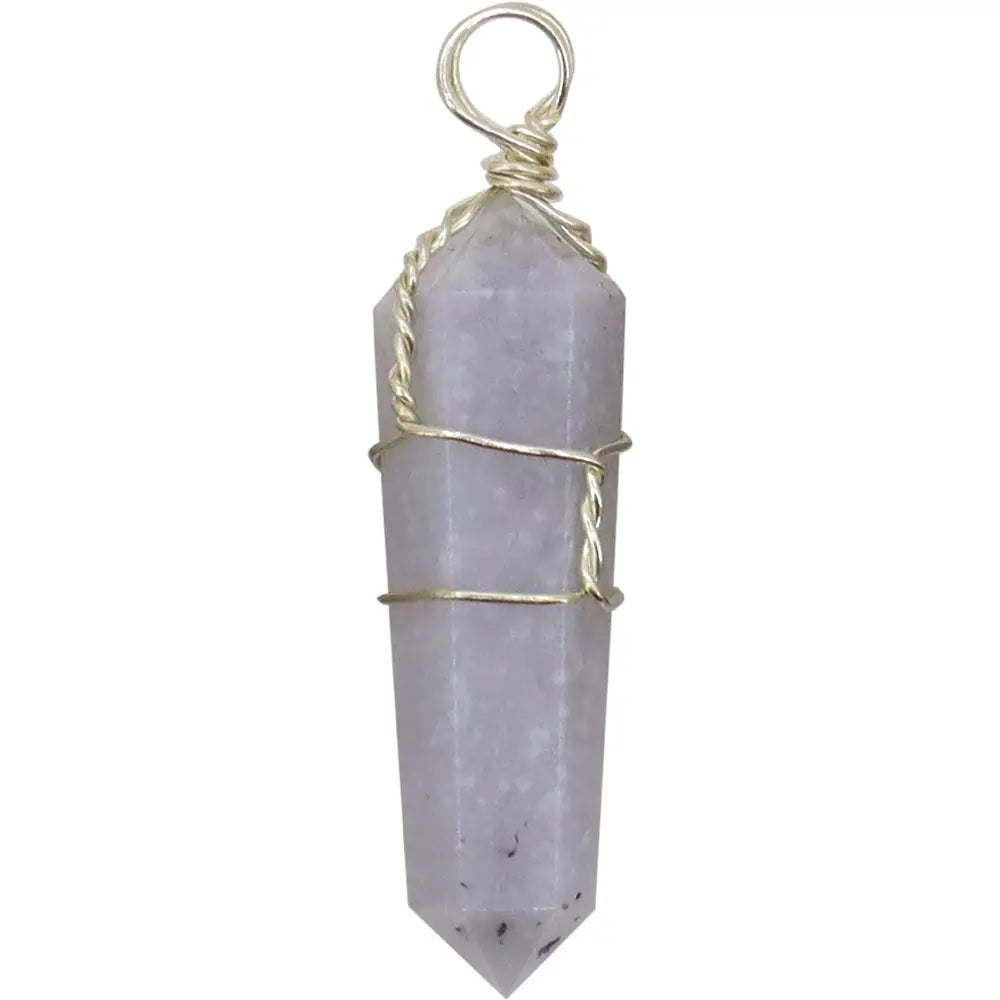 Blue Chalcedony Wrapped Pendant