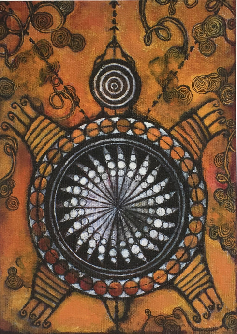 “Ulanawa” Turtle Totem Single Art Notecard