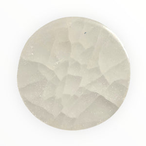 Selenite Round Charging Plate