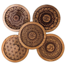 Round Engraved Incense Burner