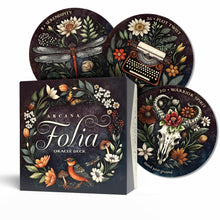 Arcana Folia Oracle Deck: 50-Card Round Deck, Nature-Inspired Artwork, Channel Plant Energy, Divination and Inspiration