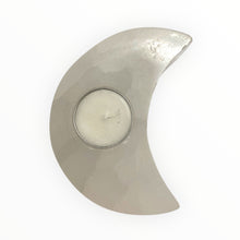 Selenite Moon Candle Holder