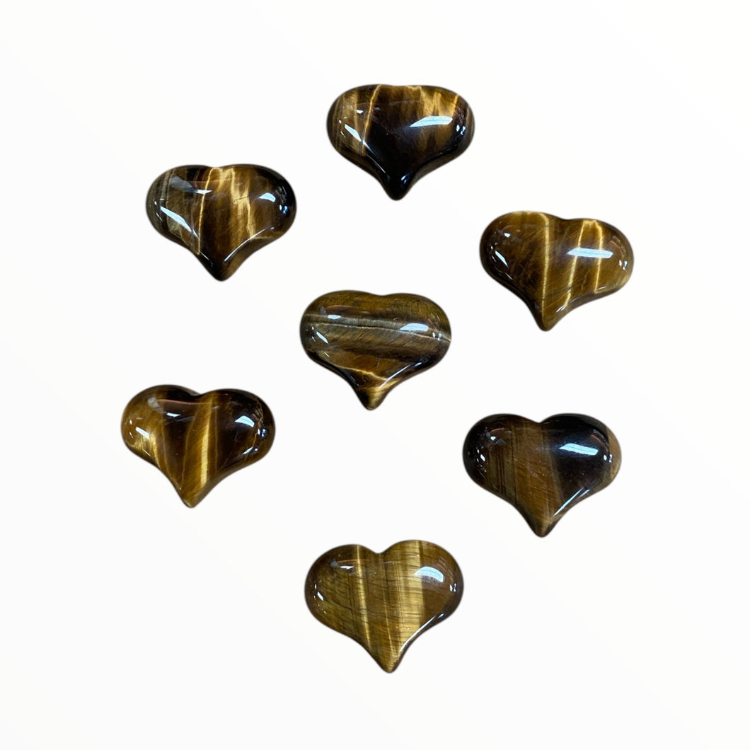 Tiger Eye Heart