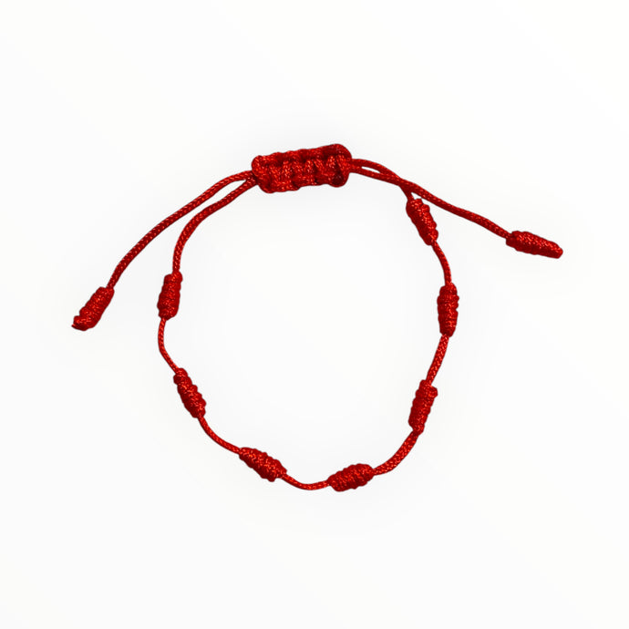 7 Knots Red String Bracelet