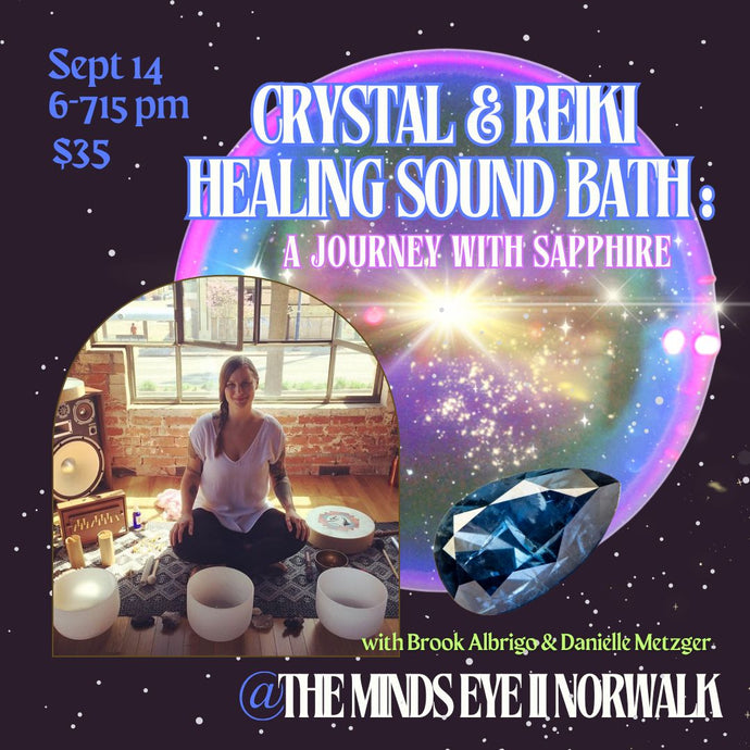 Crystal & Reiki Healing Sound Bath: A Journey with Sapphire