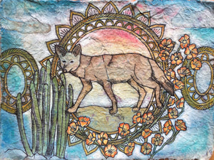 “Passage of the Coyote” Single Art Notecard