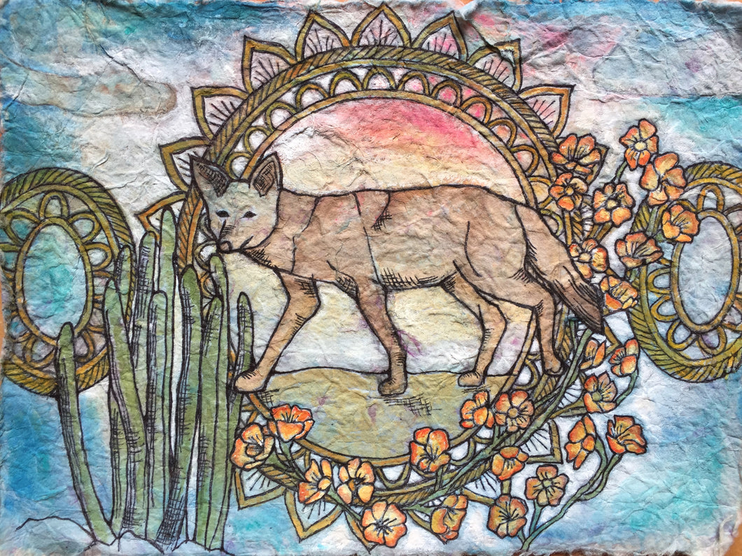 “Passage of the Coyote” Single Art Notecard