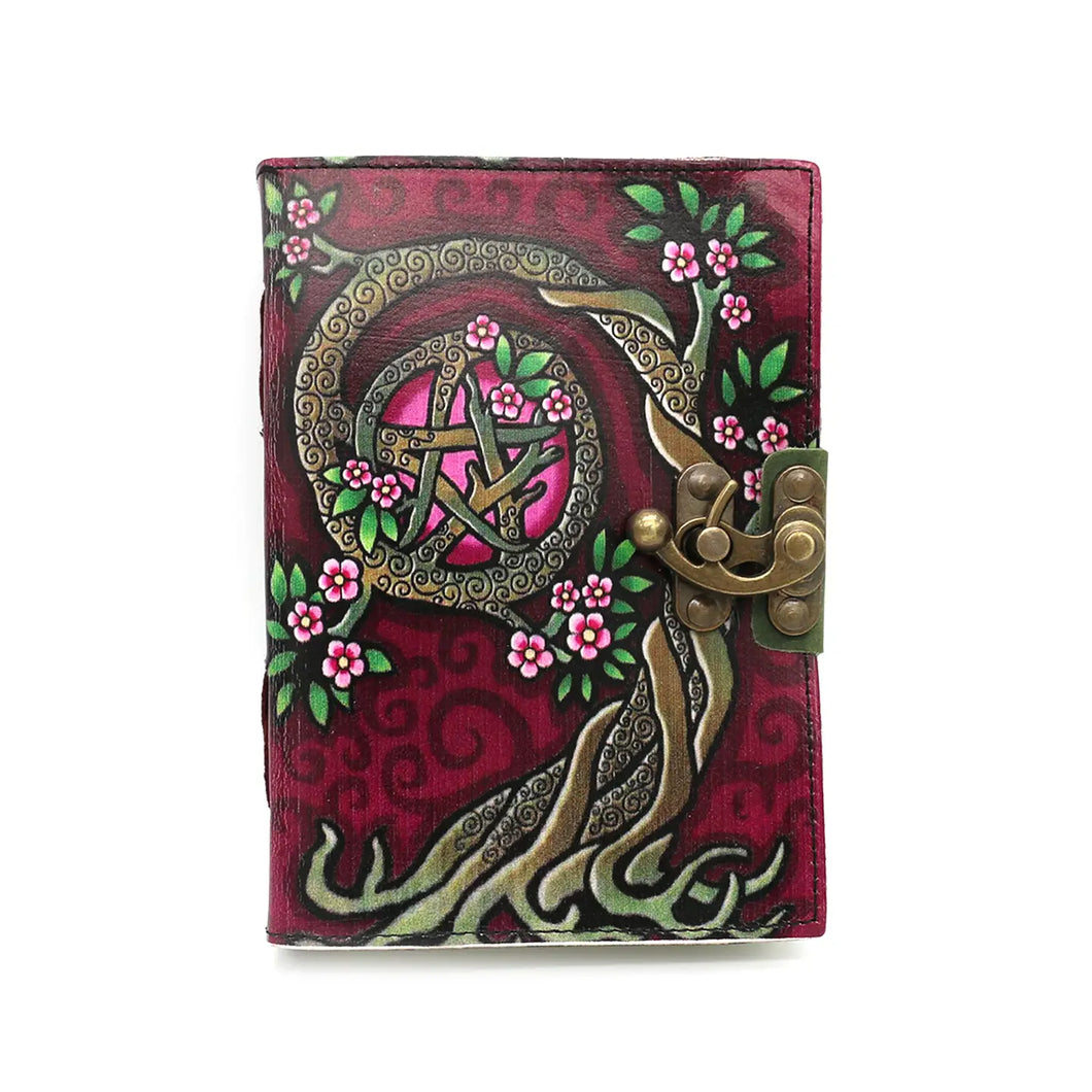 Rooted Pentacle Leather Journal