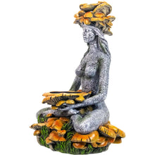 Forest Mushroom Goddess Backflow Incense & T-Light Holder