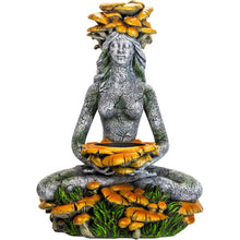 Forest Mushroom Goddess Backflow Incense & T-Light Holder