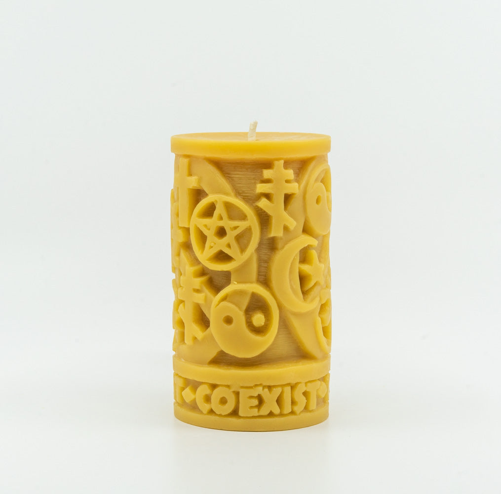 Coexist Candle and Crystals