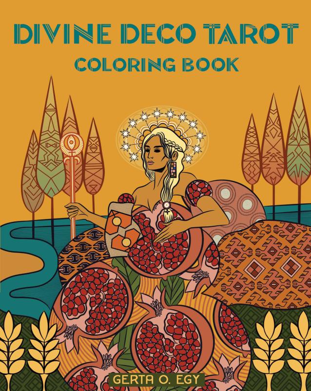 Divine Deco Tarot Coloring Book