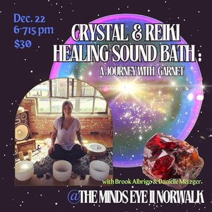 Crystal & Reiki Healing Sound Bath: A Journey with Garnet