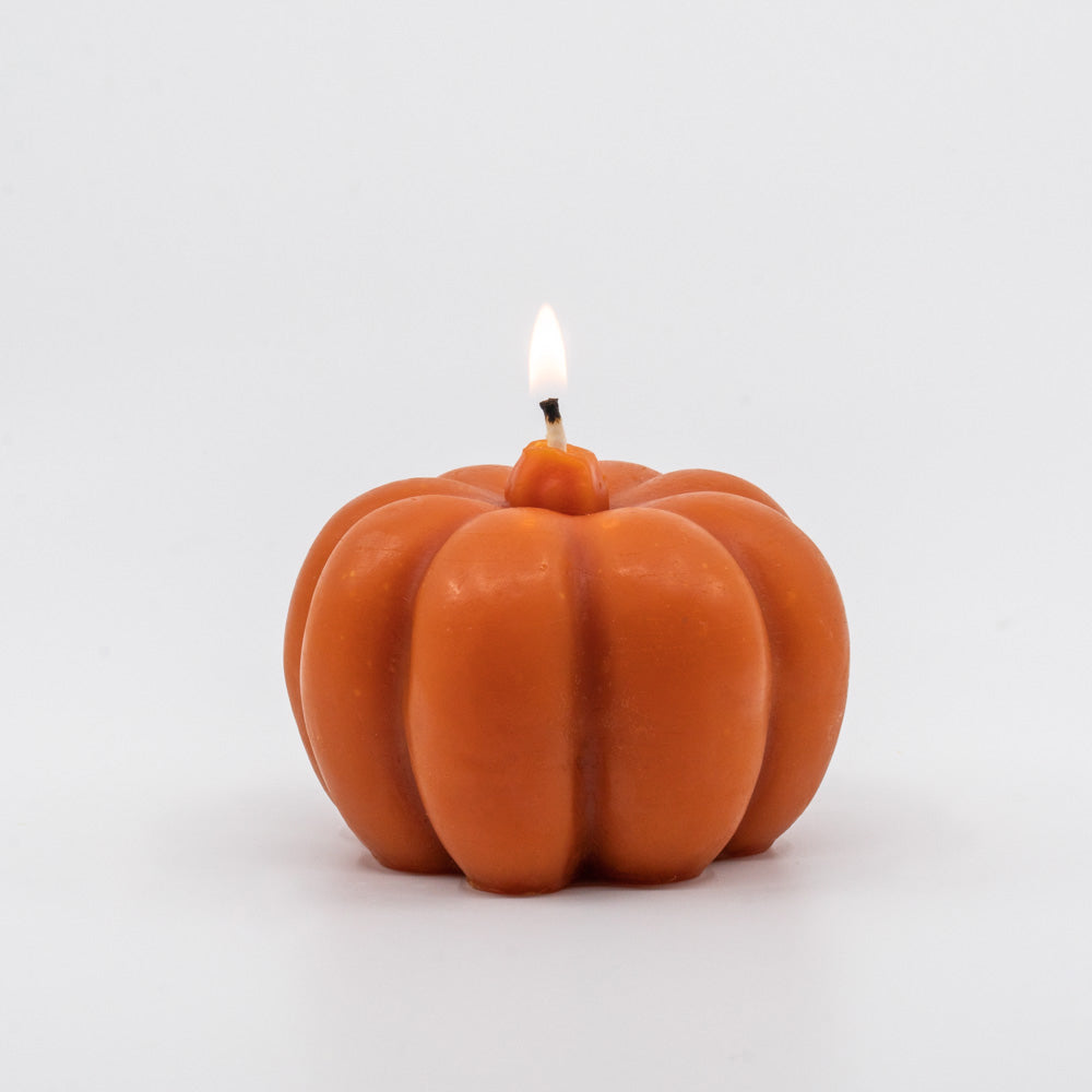 Pumpkin Candle and Crystals