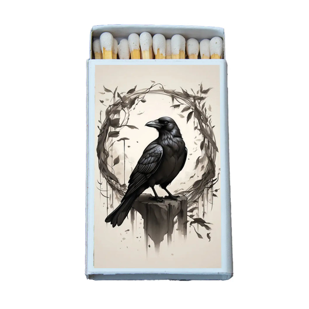 Raven Match Box