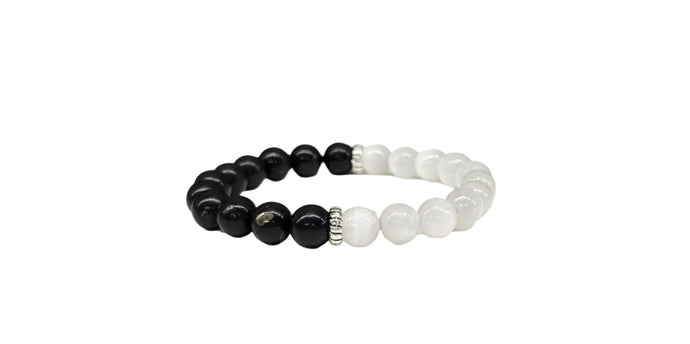 Shungite and Selenite Bracelet