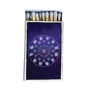 Zodiac Wheel Match Box