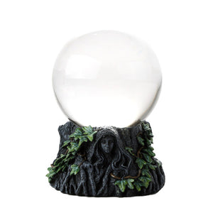 Crystal Ball with Mother Maiden Crone Stand