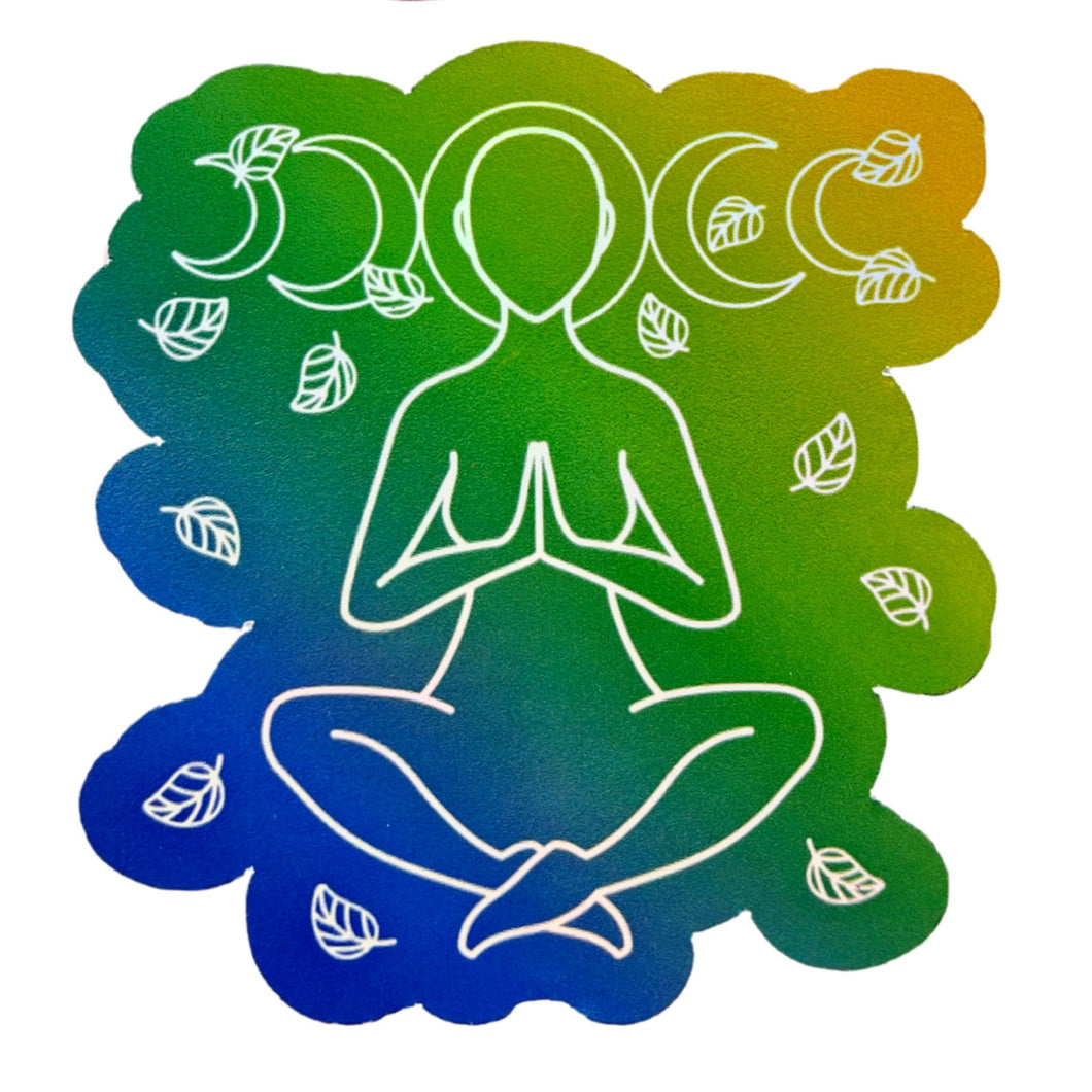 Meditation Goddess Sticker
