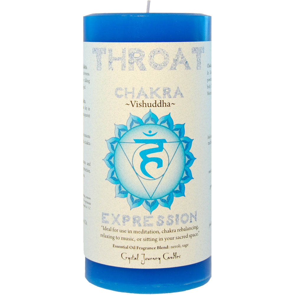 Pillar Chakra Candle-Throat