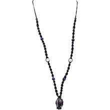 Macrame Necklace with Crystals