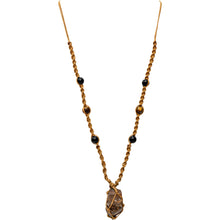 Macrame Necklace with Crystals