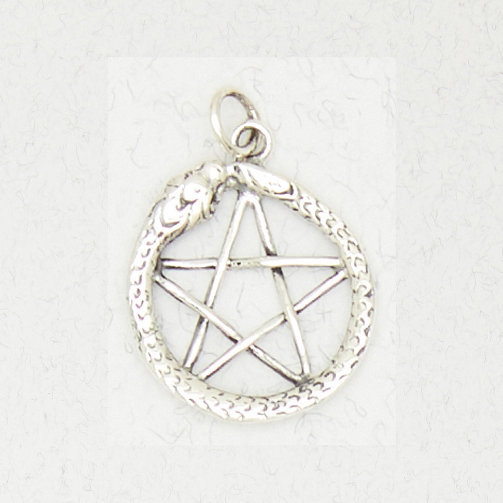 Ouroboros with Pentacle Pendant
